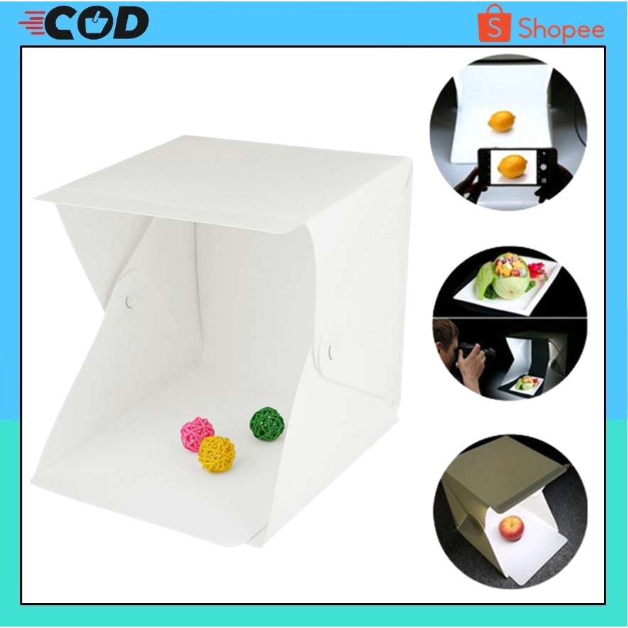 Jual Mini Photo Studio Termasuk Lampu LED Light Box Mini Foto Studio ...