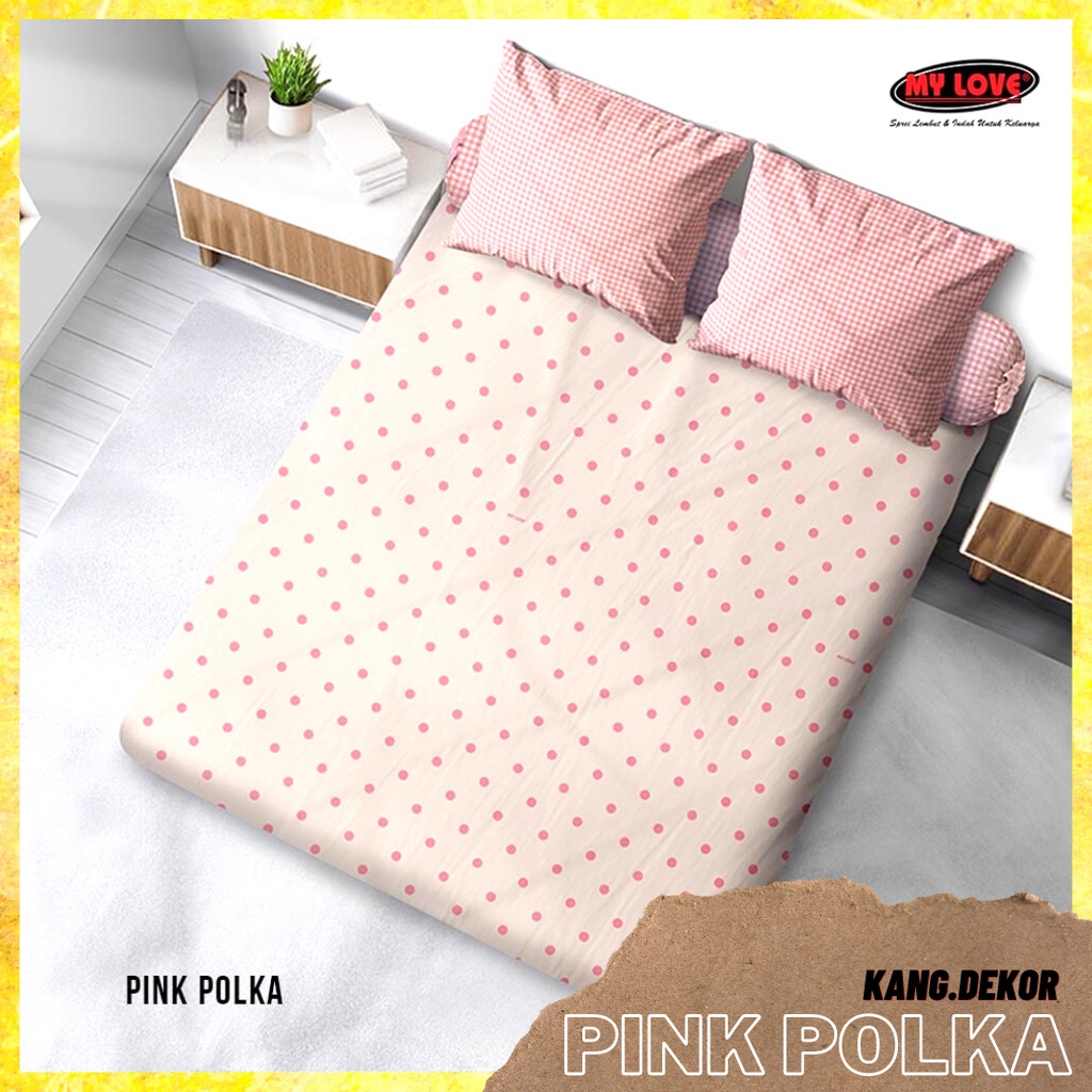 Jual Sprei My Love Motif Terbaru 160X200 180X200 120X200 King Queen ...