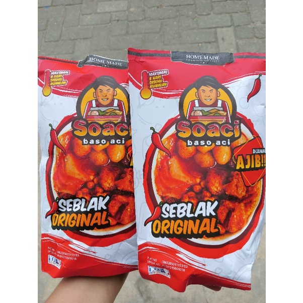 Jual Seblak Soaci Ajaib Original Baso Aci Seblak Pedas Instan Medan