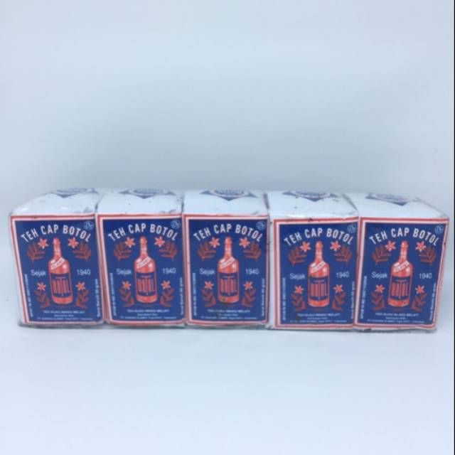 Jual Teh Cap Botol Biru 40gr Pack 10pcs Shopee Indonesia