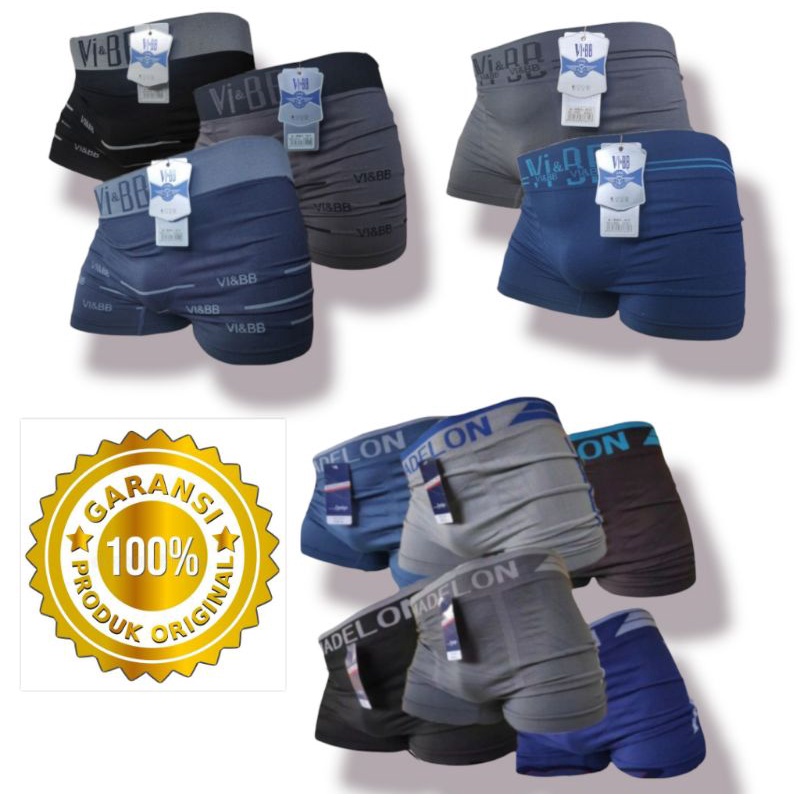 Jual Celana Dalam Pria Boxer High Quality 4 Pcs | Shopee Indonesia