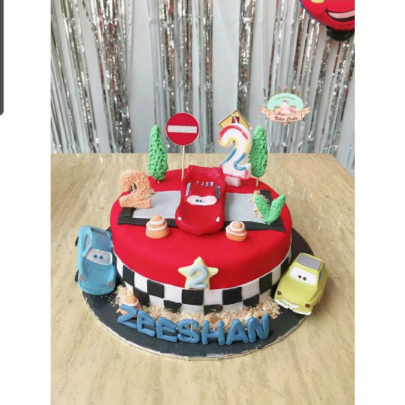 Jual kue ulang tahun karakter mobil bisa custome | Shopee Indonesia