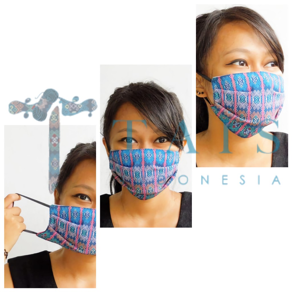 Jual TAIS - Masker Kain 3Ply Motif Samea & Komodo NTT TAIS Indonesia ...