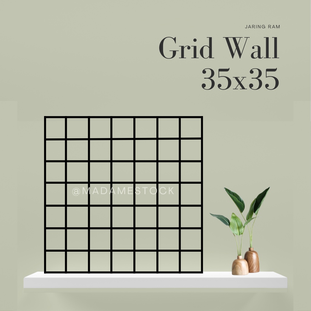 Jual [BISA COD] TENBO GRID WALL 35X35 SQUARE / DIY HIASAN DINDING ...