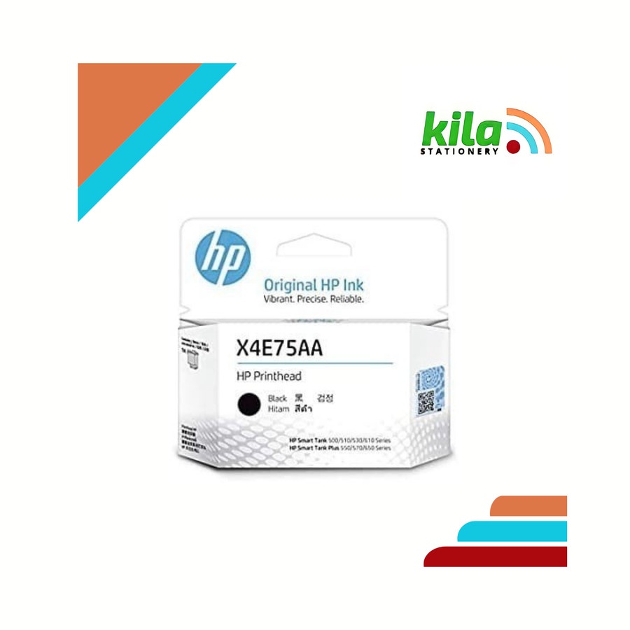 Jual Tinta HP Printhead GT X4E75AA Black = HP SMART TANK 350, 450, 500 ...