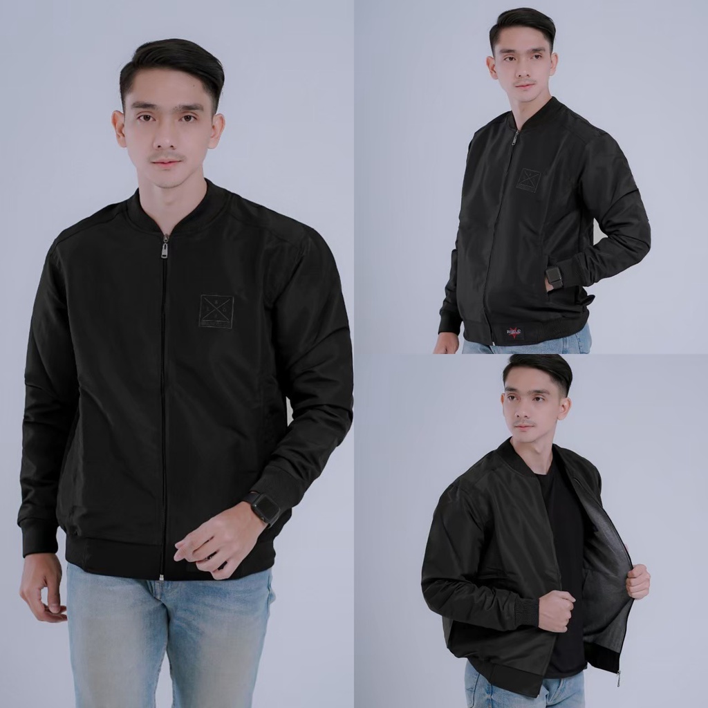 Jual JAKET BOMBER TASLAN PRIA REBEL ID / JAKET BOMBER PRIA / JAKET ...