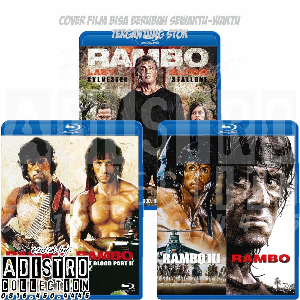 Jual Film Blu-Ray RAMBO Edisi BOX SET COMPLETE | Shopee Indonesia