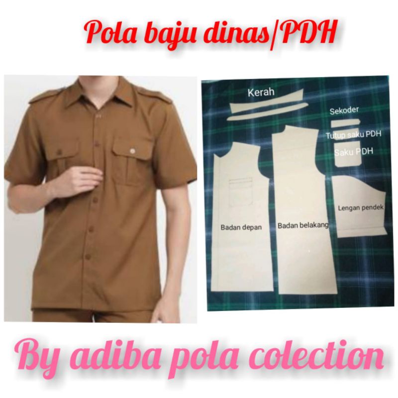 Jual pola instan baju dinas PDH PDL lengan pendek | Shopee Indonesia