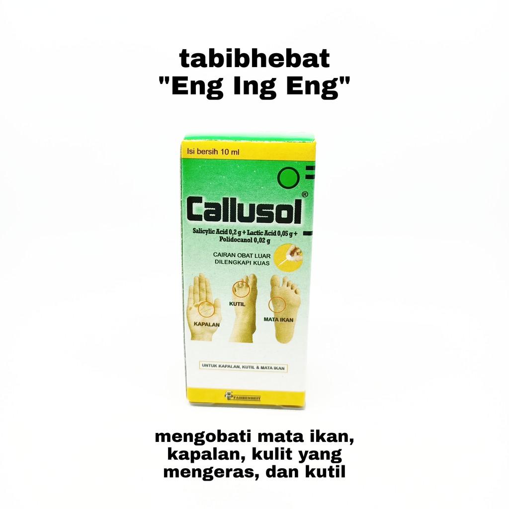 Jual Callusol Obat Kutil Kapalan Mata Ikan Shopee Indonesia