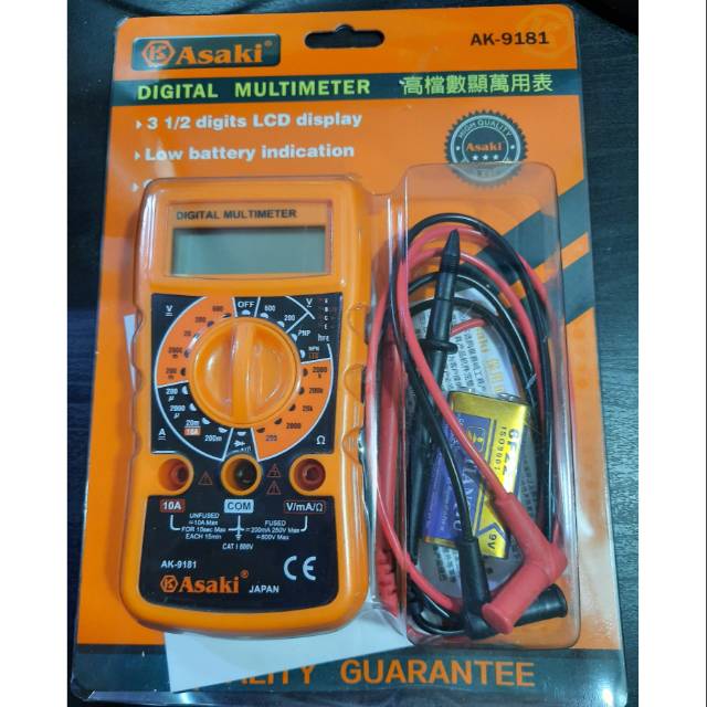 Jual Digital Multimeter Asaki Japan | Shopee Indonesia
