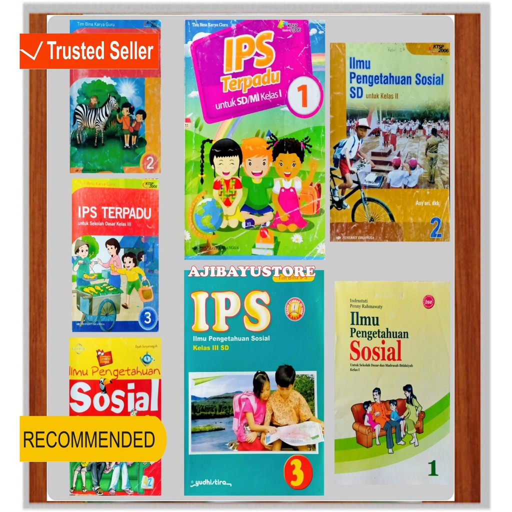 Jual BUKU IPS SD IPS TERPADU SD ILMU PENGETAHUAN SOSIAL SD KELAS 1 2 3 ...