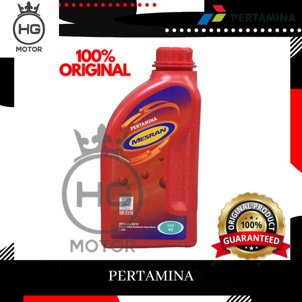 Jual Oli Mesin Motor Pertamina Mesran Sae 40 1L 1 Liter | Shopee Indonesia