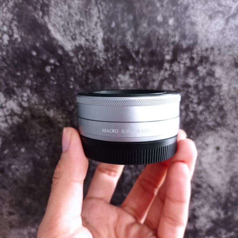 Jual Lensa Canon 22mm F2 STM For Kamera Mirrorless Lensa Fix Shopee