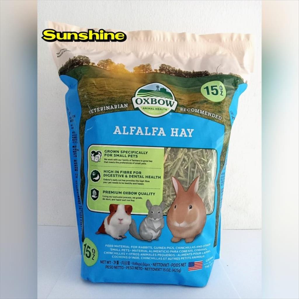 Oxbow - Alfalfa Hay (erba medica) 425 g - A Bunny Boutique