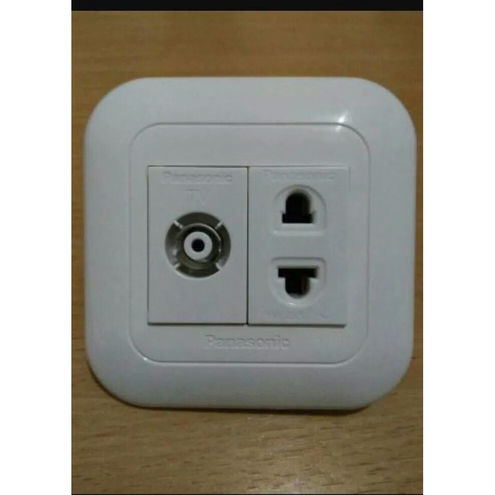 Jual Stop Kontak Universal + Antena TV Socket Outlet Inbow Panasonic IB ...