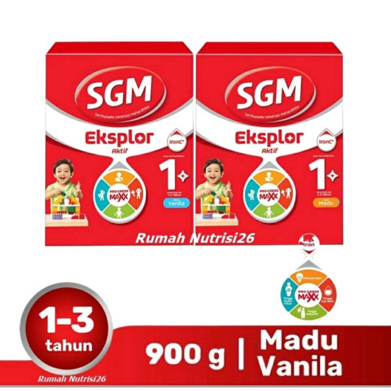 Jual SGM Eksplor 1+ Madu Vanila 900gr | Shopee Indonesia