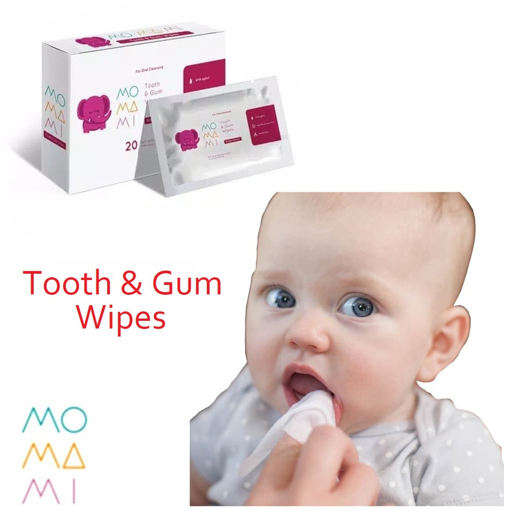Jual Momami Tooth and Gum Wipes | Shopee Indonesia