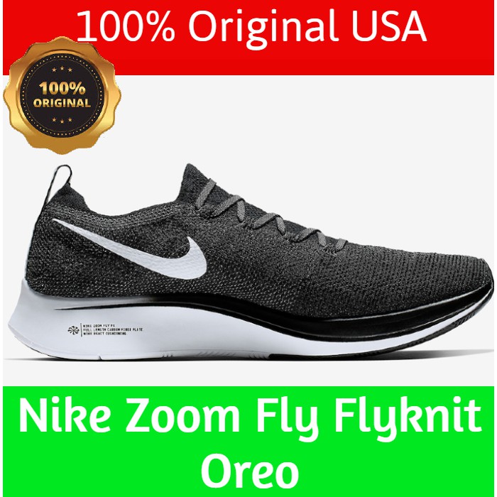 Jual USANIKE 100 ORIGINAL Nike Zoom Fly Flyknit Oreo Import USA Shopee Indonesia