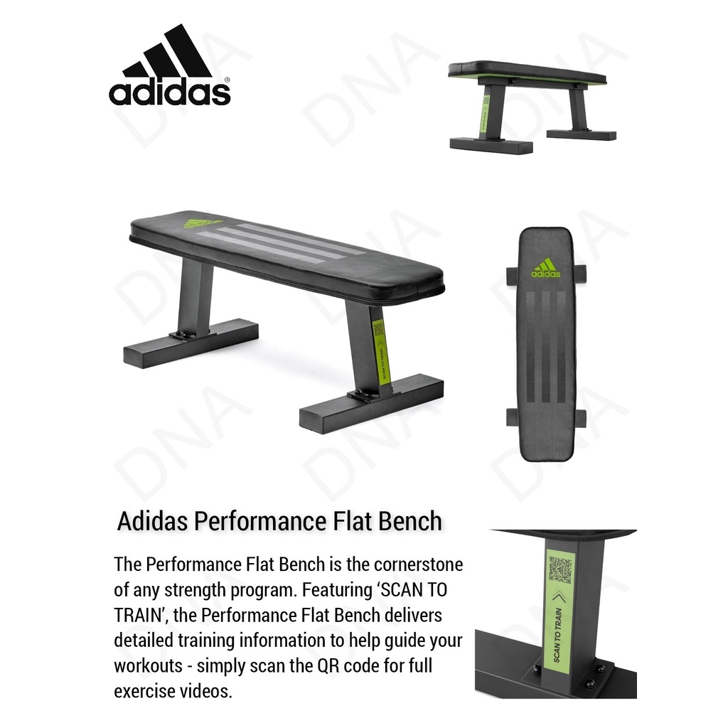 Adidas essential 2025 flat bench