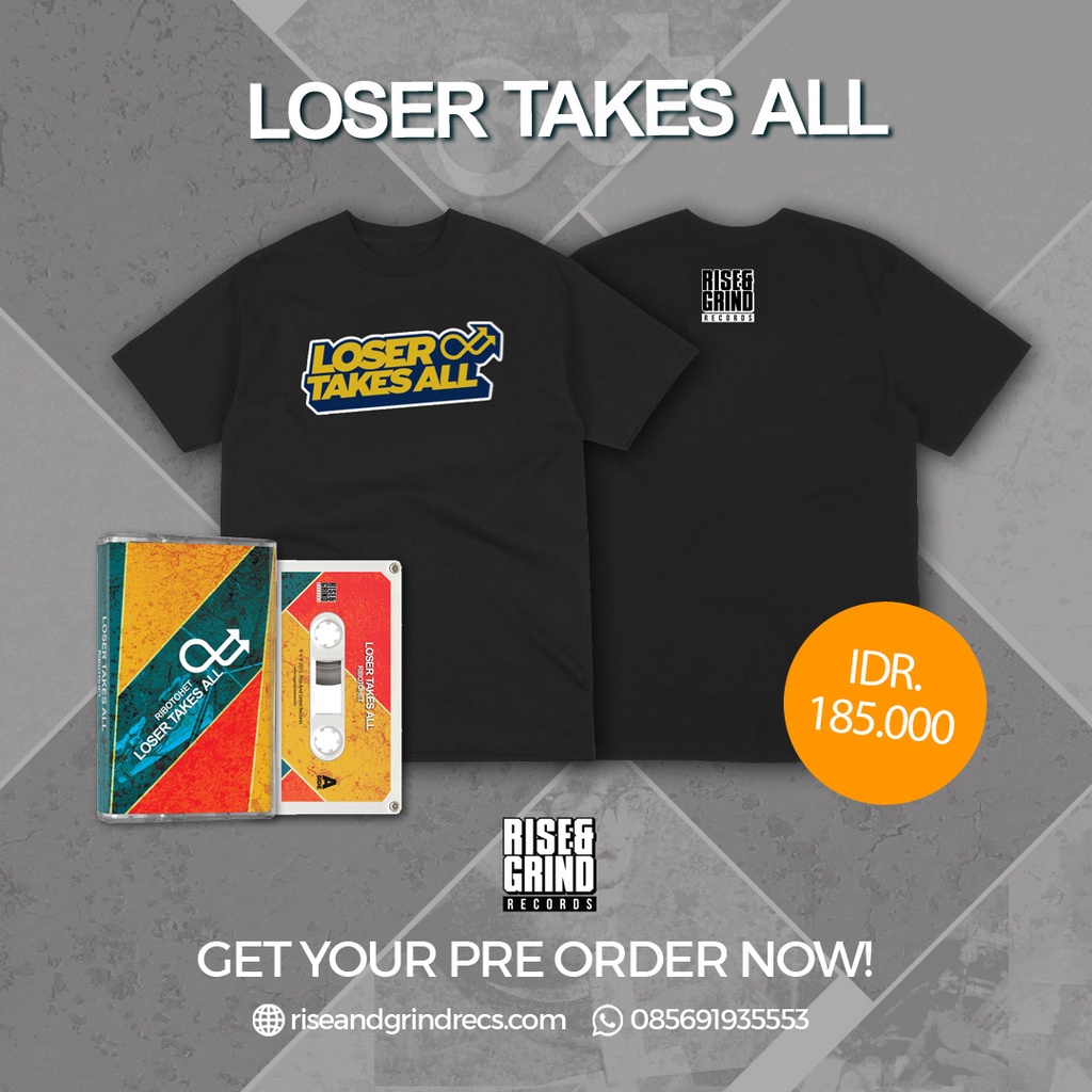 Jual LOSER TAKES ALL - Bundling Package (Tshirt Black + Kaset) | Shopee ...