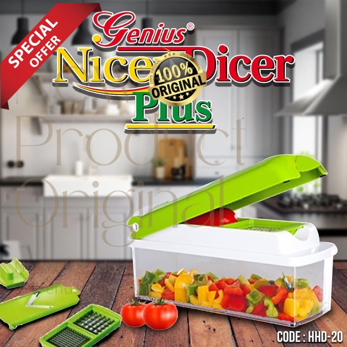 Jual Genius NICER DICER Plus (Pemotong Serbaguna) | Shopee Indonesia