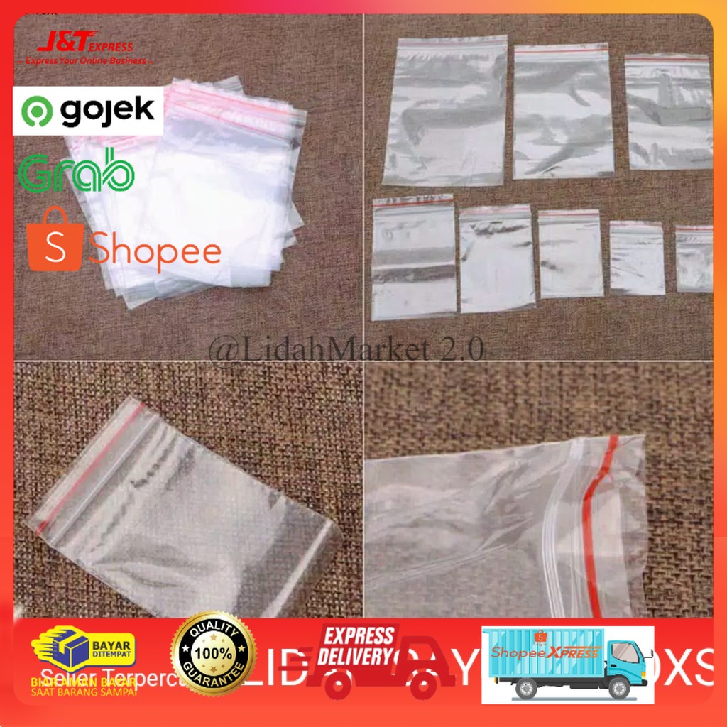 Jual Plastik Klip Isi 100 Lembar Cetik C Tik Ctik Ukuran 4 6 5 8 6 10 7