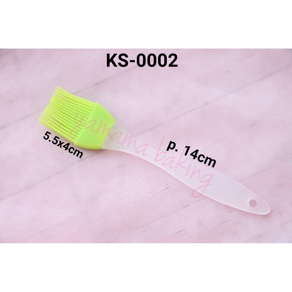 Jual KS-0002 Brush kuas silikon silicone roti nastar mentega yamama ...