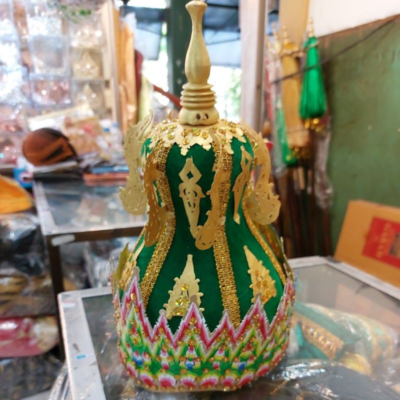 Jual Mahkota Irah Kresna || Teropong|| Irah Rama || Mahkota pewayangan ...