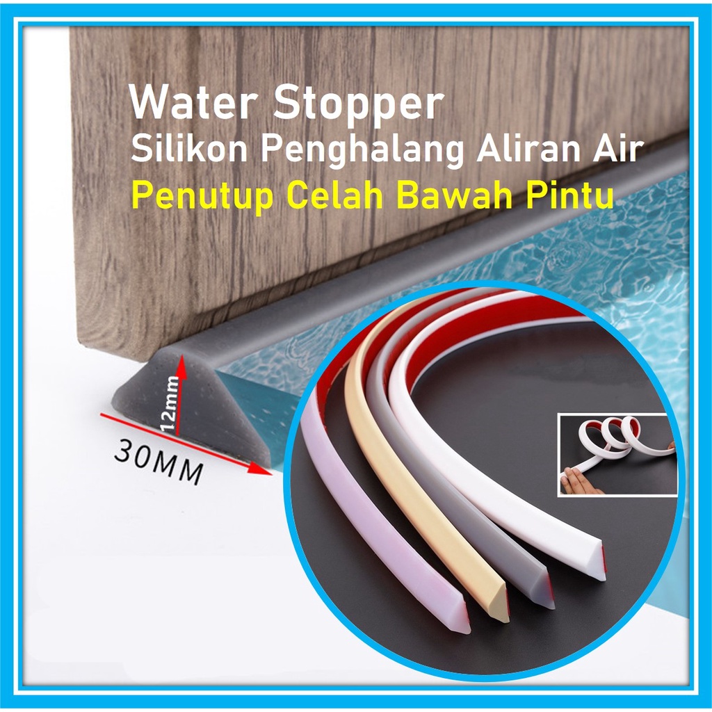 Jual Water Stopper Bar 1M Lis Silikon Penghalang Air Banjir Genangan