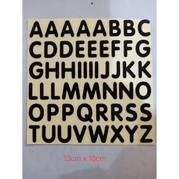 Jual sticker huruf | Shopee Indonesia