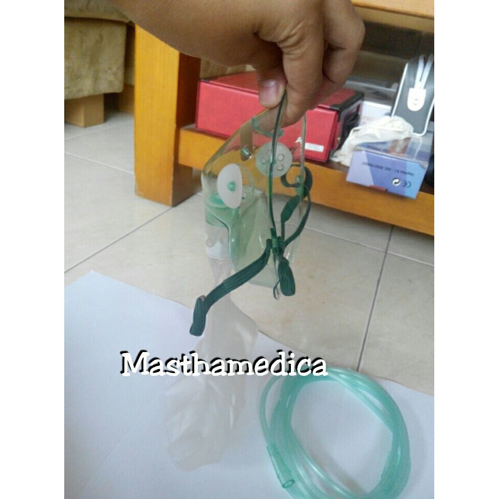 Jual Masker Oksigen Sungkup O2 HiOxy Mask Non Rebreathing Bayi Neonatus ...