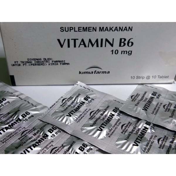 Jual VITAMIN B6 10 MG (TERSEDIA HARGA GROSIR) Shopee Indonesia