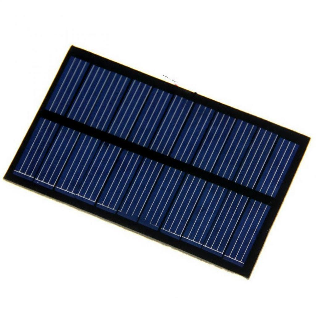 Sourcing Map Mini-Solarpanel 5V 1W 200mA – 130x60mm, Polykristallin, Für DIY & Kleinanwendungen