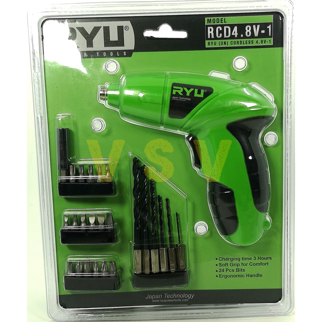 Jual RYU cordless drill RCD 4.8V-1 / bor batere / cordless screwdriver ...