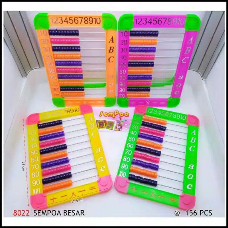Jual MONTANA Abascus / Sempoa MONTANA TSM-01 Sempoa besar warna (L ...