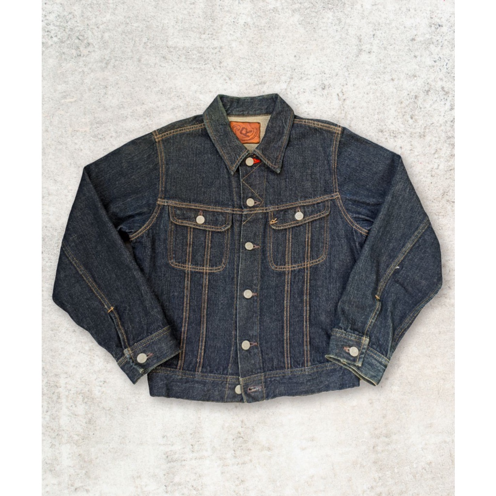 Jual 45RPM Rider Trucker Trucker Denim Jacket Made in Japan | Shopee ...