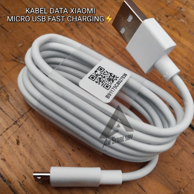 Jual Kabel Data Xiaomi Micro Usb Fast charger Redmi 3s/ 4A/ 4X/ 5A