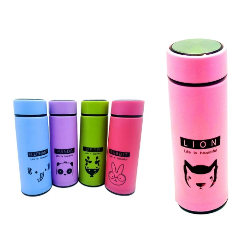 Jual botol minuman kaca karakter 450ml | Shopee Indonesia