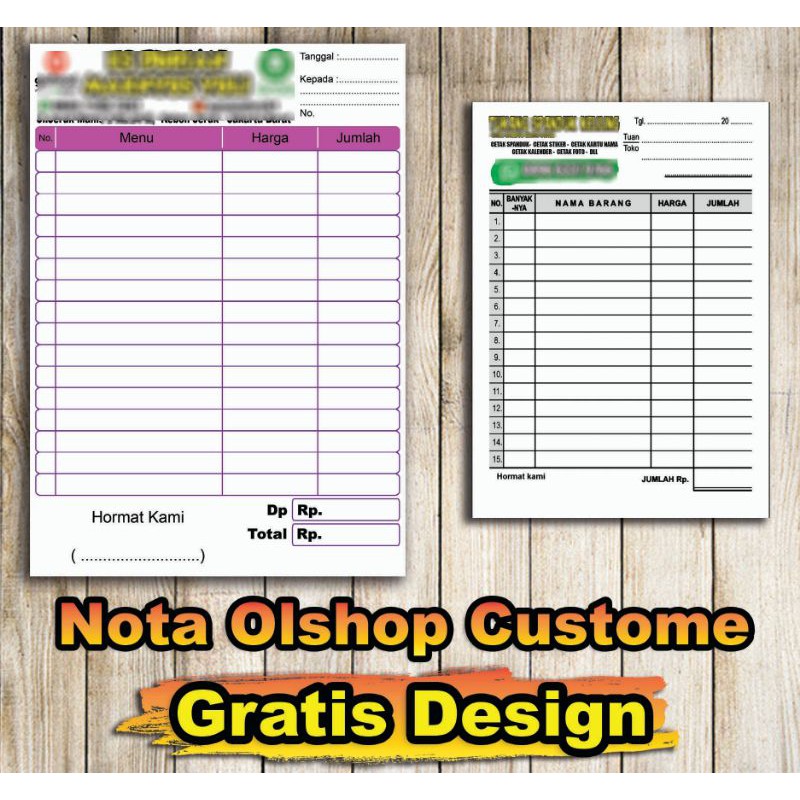 Jual Nota / Surat Jalan 1 Ply isi 100 lembar | Shopee Indonesia