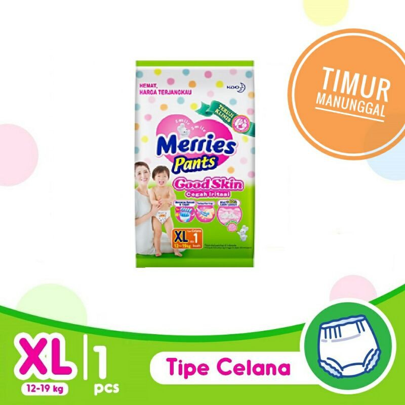 Jual Merries Pants Good Skin XL Renceng (6 pcs) | Shopee Indonesia