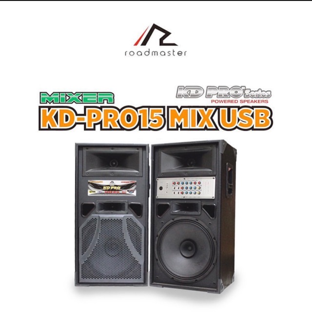 Jual Speaker Aktif Roadmaster Kd Pro Mix Usb Shopee Indonesia