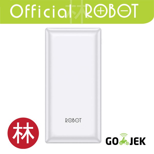 Jual Robot RT20 20000mAh Dual Input & Output Powerbank | Shopee Indonesia