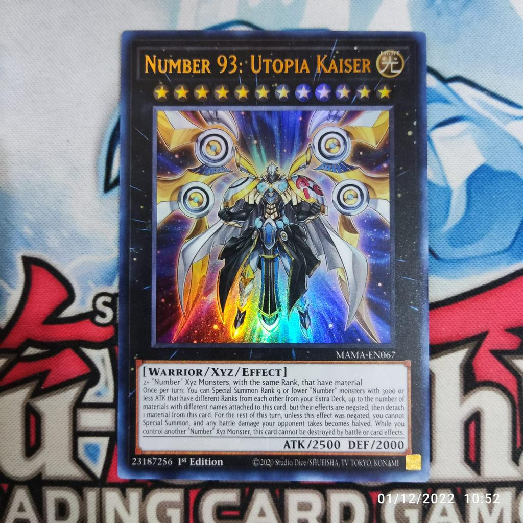 Yugioh Cards Under 1 Yu-Gi-Oh! Number 93: Utopia Kaiser - MAMA