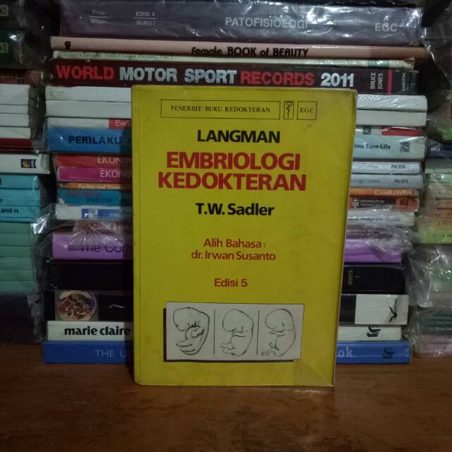 Jual Original Buku Langman Embriologi Kedokteran By T W Sadler Edisi 5