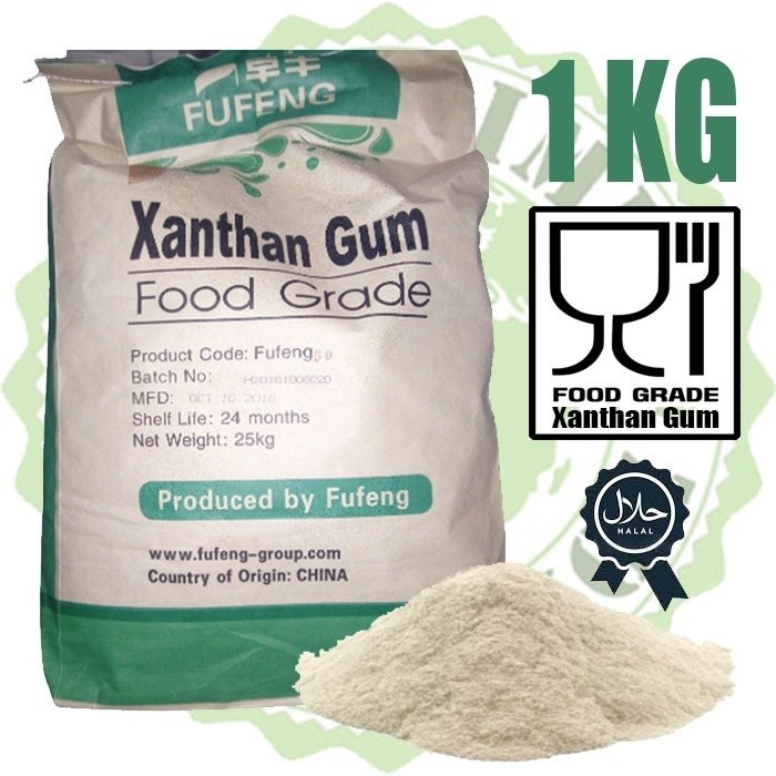 Jual XANTHAN GUM Food Grade (Xanthan Gum,Xantan Gum,Xantham) 1kg ...