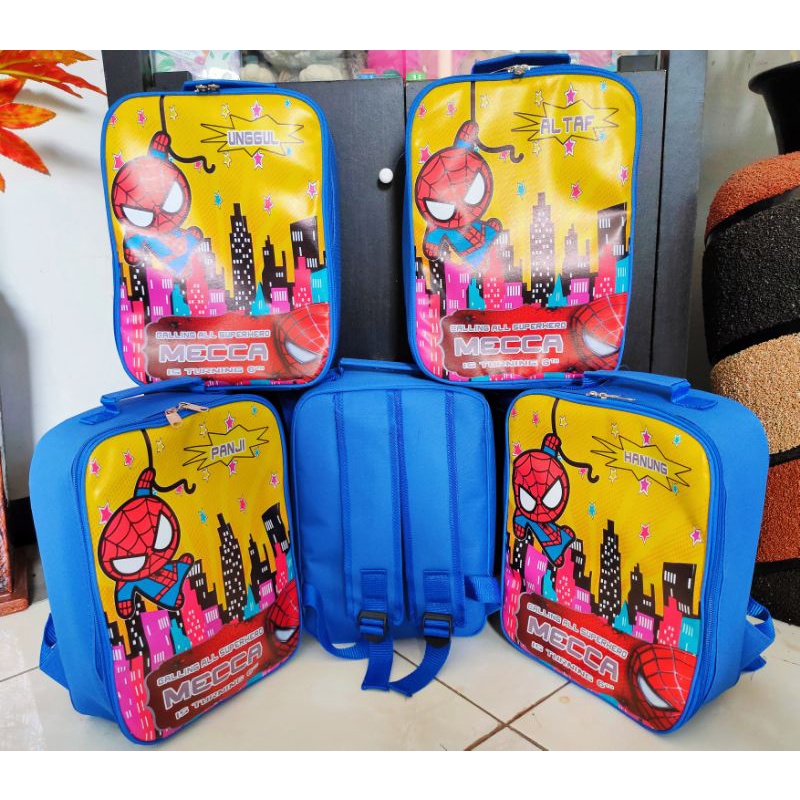 Jual Tas mini koper ransel souvernir gambar printing castem.free desain ...