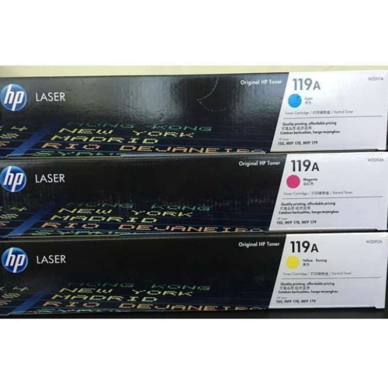 Jual Toner HP 119A Color ORIGINAL (CMY) | Shopee Indonesia