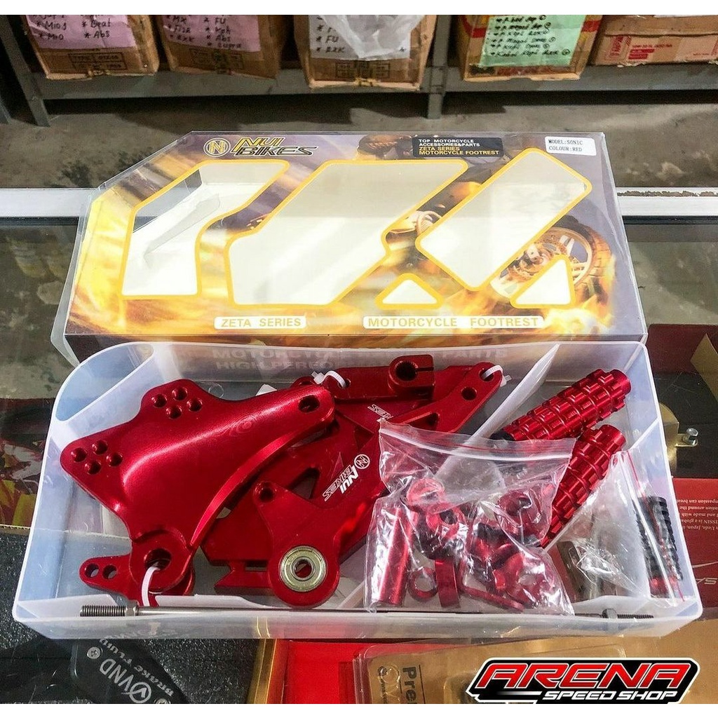 Jual Footstep Underbone NUI Sonic150 Red | Shopee Indonesia