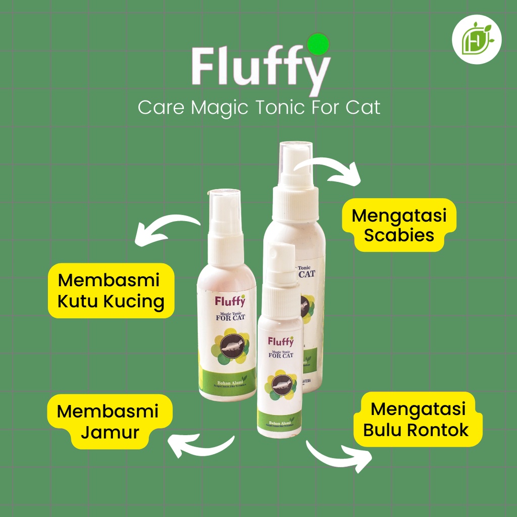 Jual [OBAT SPRAY KUTU KUCING] FLUFFY MAGIC TONIC FOR CAT Obat Kutu