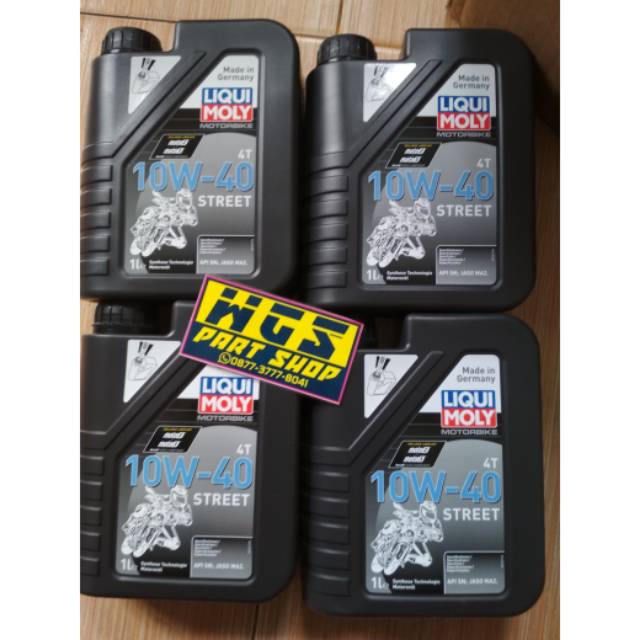 Jual Oli Mesin Liqui Moly Street 10 40 CBR 150 CB150 FU VIXION VARIO ...